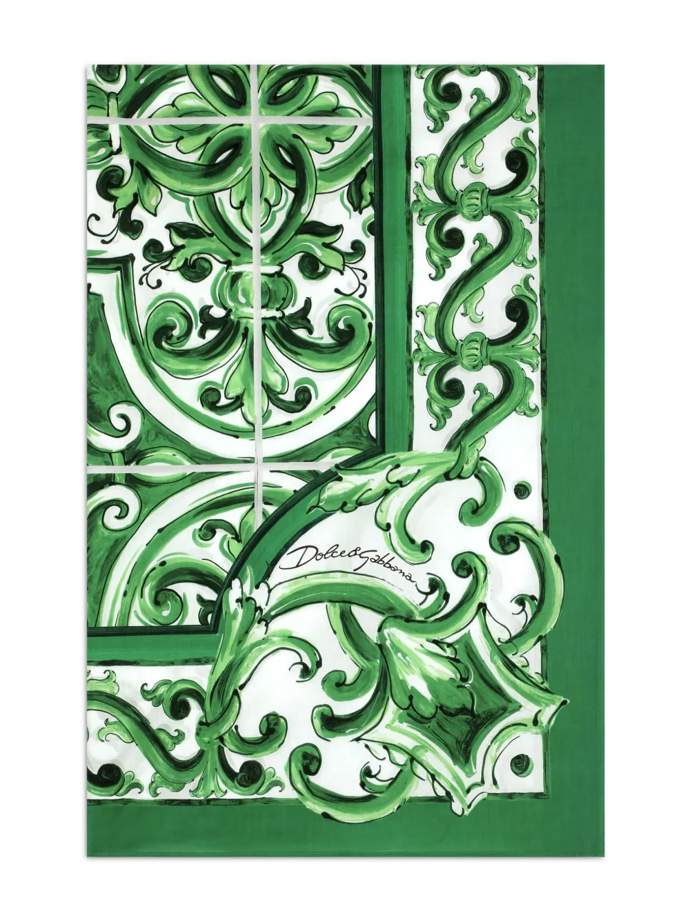 Dolce & Gabbana Majolica-print cotton sarong | Beach Accessories | Image 2