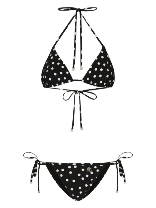 Bikini à pois - Dolce & Gabbana - Modalova