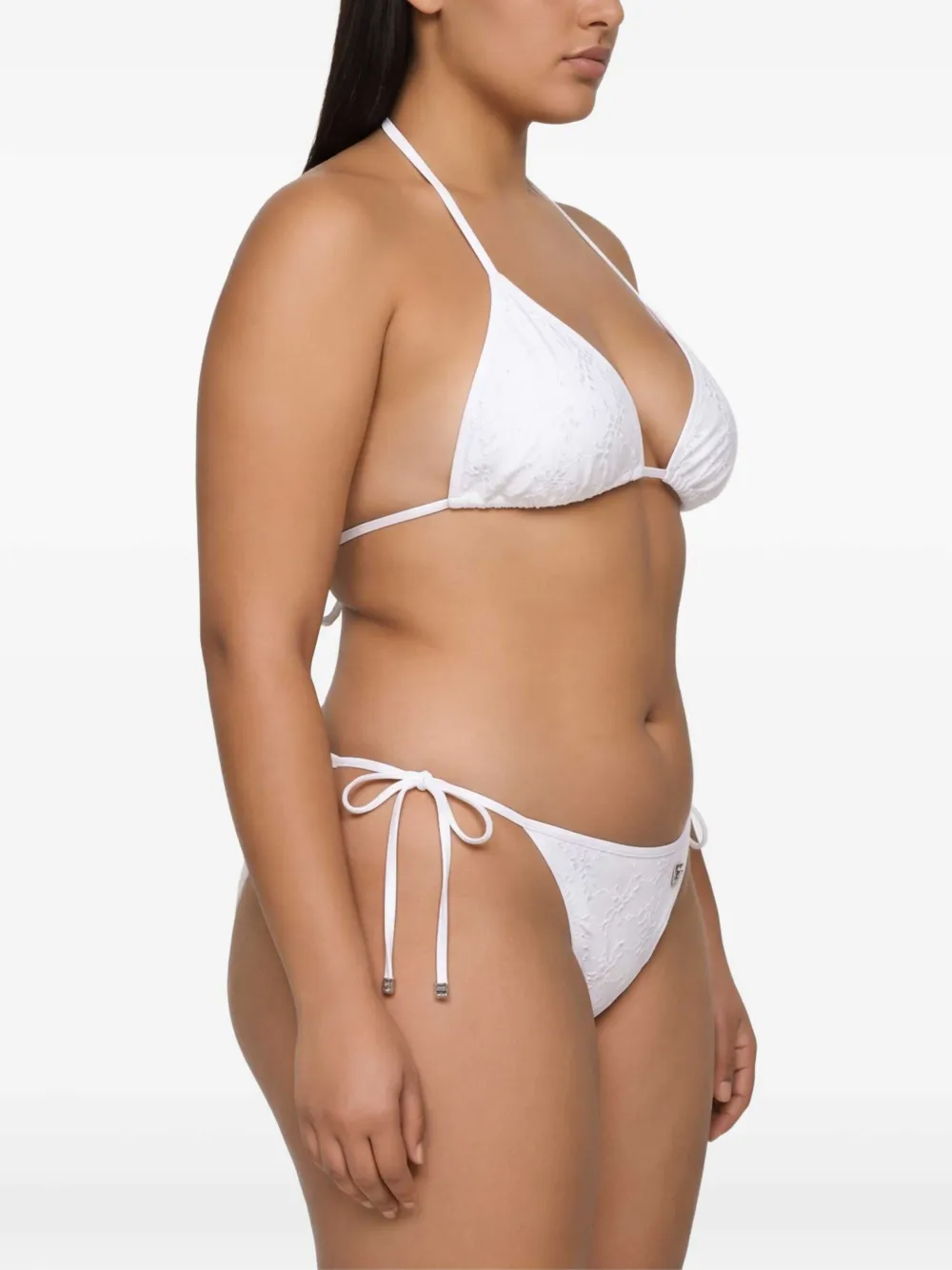 Dolce & Gabbana Bikinitop met broderie anglaise Wit