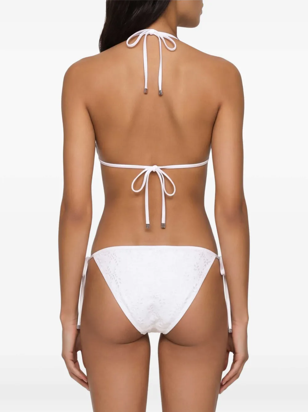 Dolce & Gabbana Bikinitop met broderie anglaise Wit