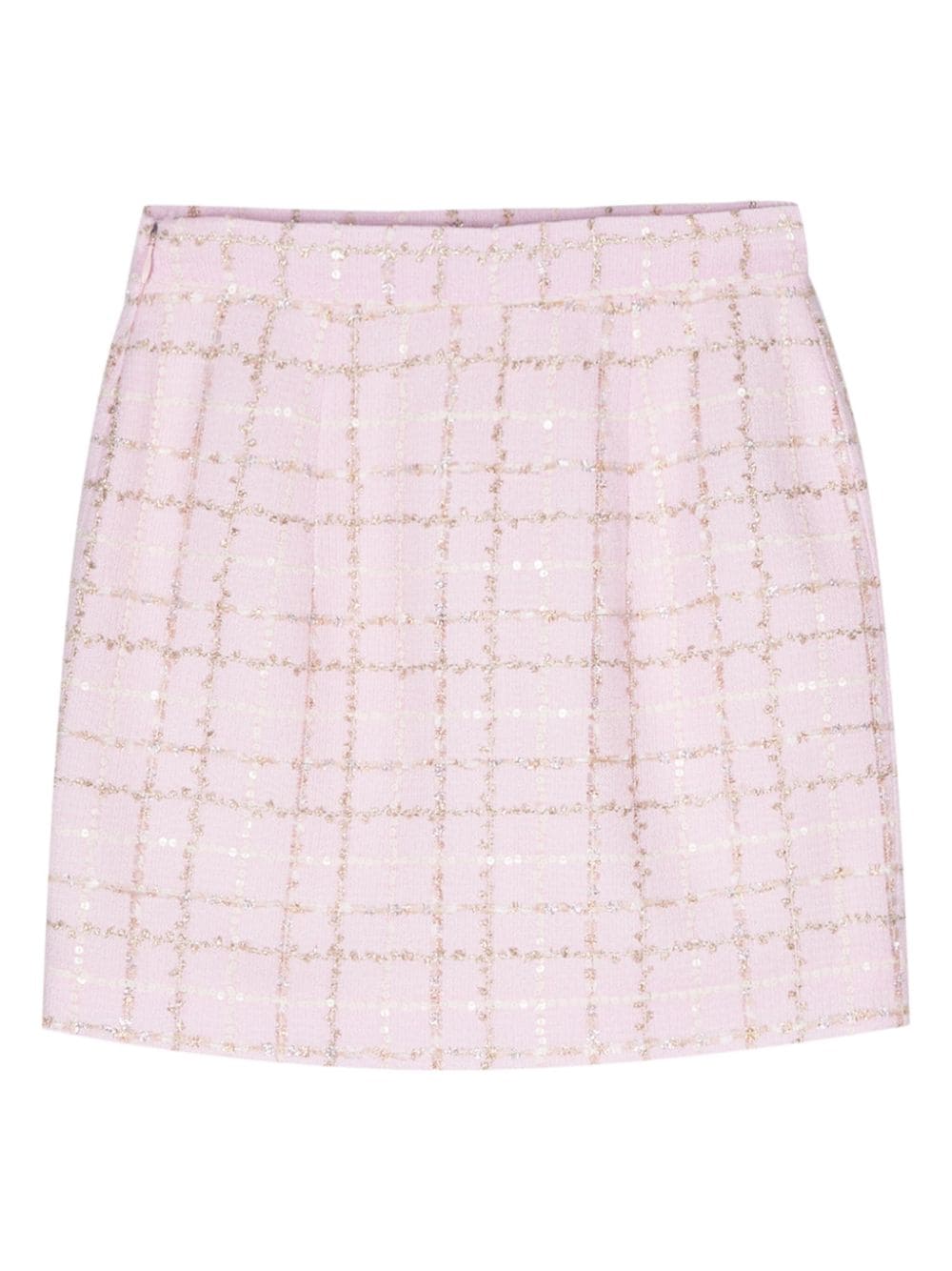 Alessandra Rich Mini-rok met pailletten Roze