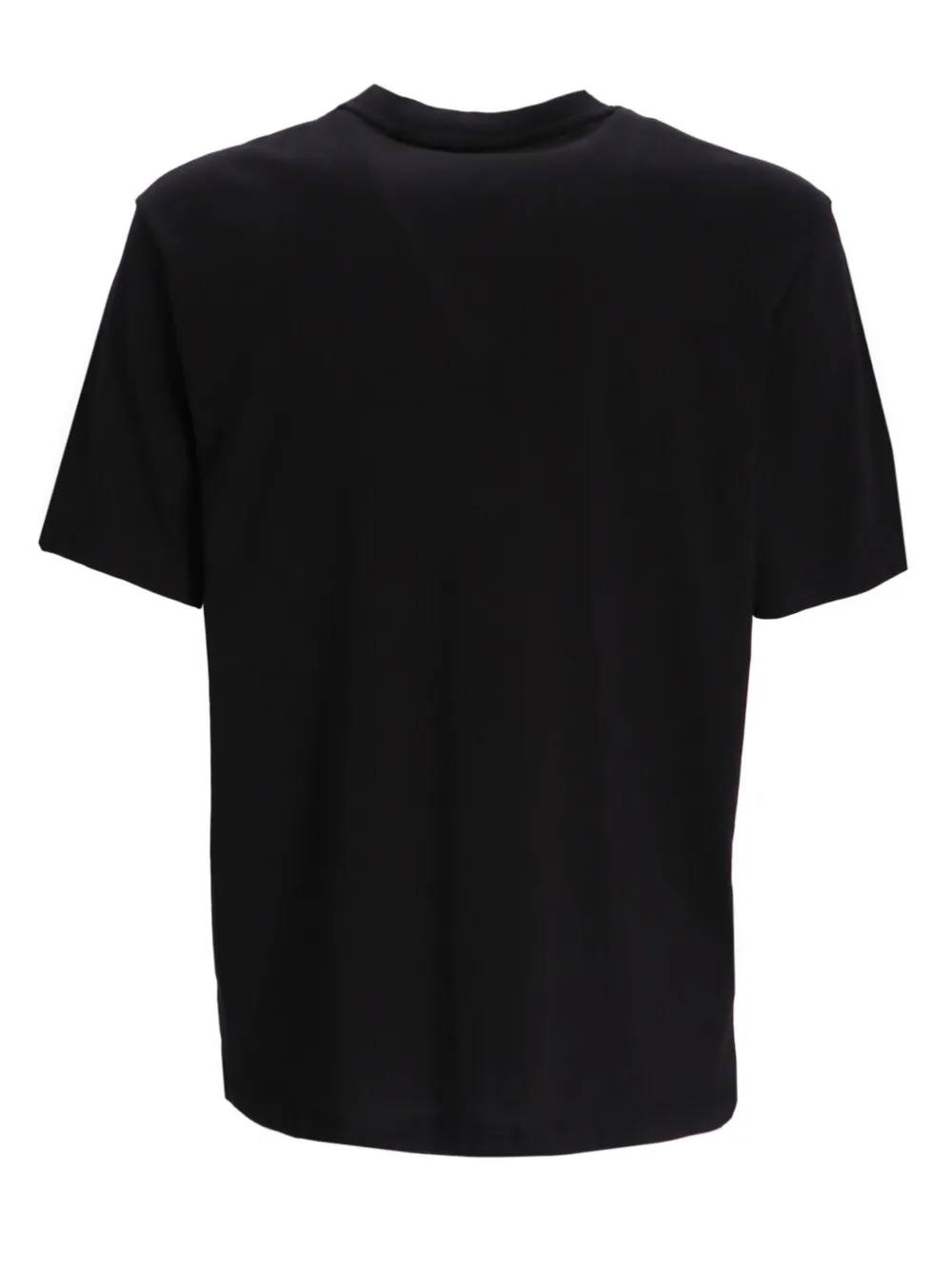 BOSS Katoenen T-shirt met print - Zwart
