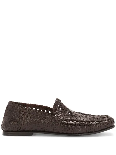 Dolce & Gabbana mocasines con diseño entretejido