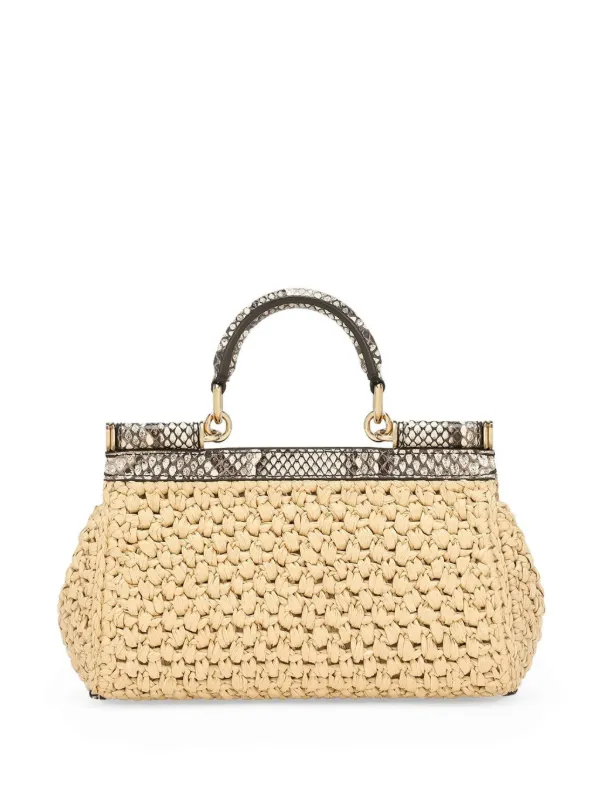 Dolce & Gabbana Sicily ハンドバッグ S | ニュートラル | FARFETCH JP