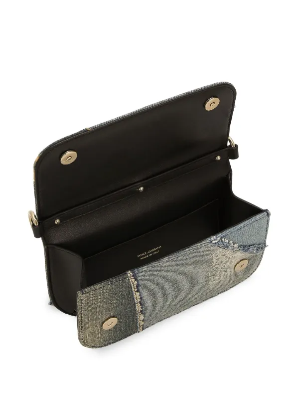 ショルダーバッグ DOLCE & GABBANA Dark Grey Leather Crossbody Bag Dolce & Gabbana Mini Leather Crossbody Bag With Shoulder