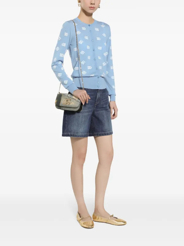 Dolce & Gabbana ショルダーバッグ ダークブルー デニム ドルガバ