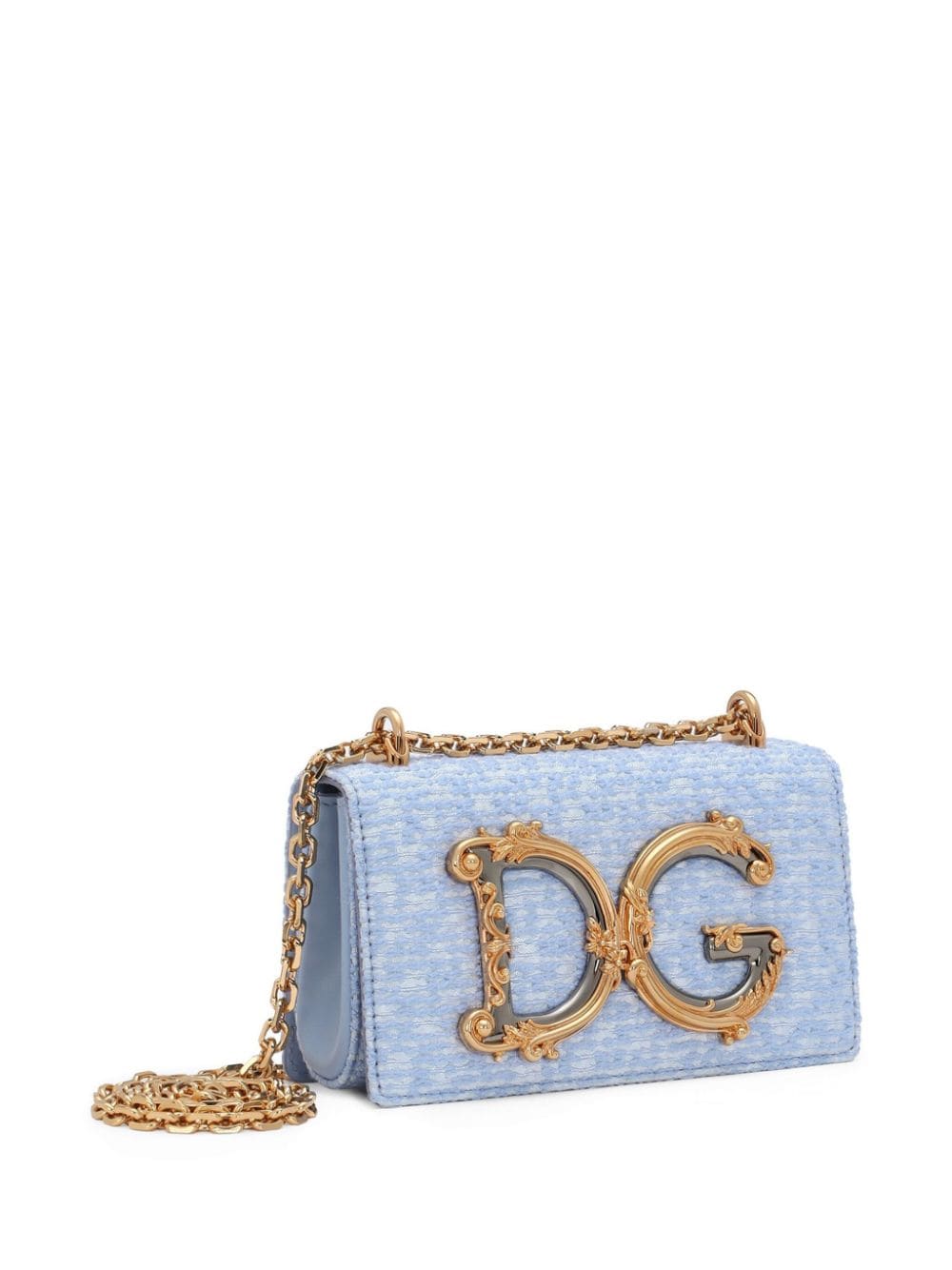 Shop Dolce & Gabbana Dg Girls Mini Bag In Blue