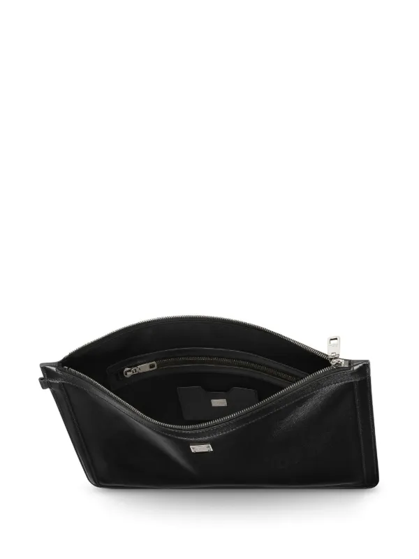 Dolce & Gabbana ロゴプレート クラッチバッグ | ブラック | FARFETCH JP