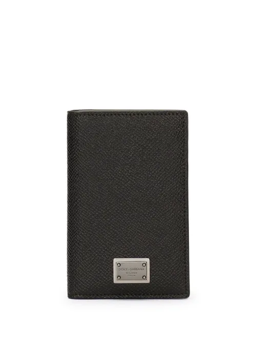 Porte-cartes pliant à imprimé Dauphine - Dolce & Gabbana - Modalova