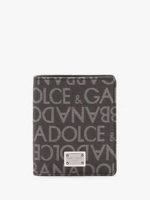 Dolce & Gabbana tarjetero plegable en jacquard