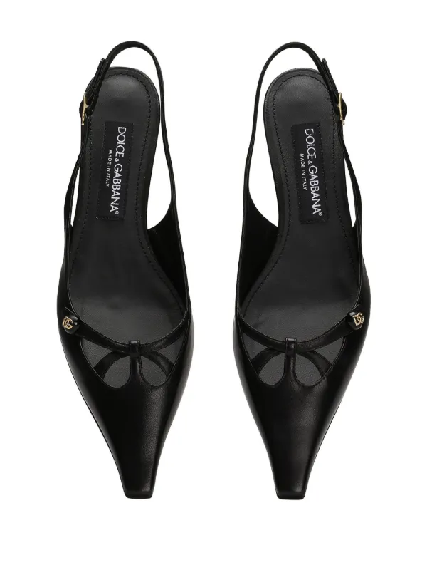 DOLCE&GABBANA ブラック ハイヒールサンダル Polished calfskin sandals in Black for Women | Dolce&Gabbana® US
