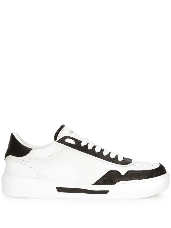 Dolce Gabbana New Roma Panelled Sneakers White FARFETCH IE