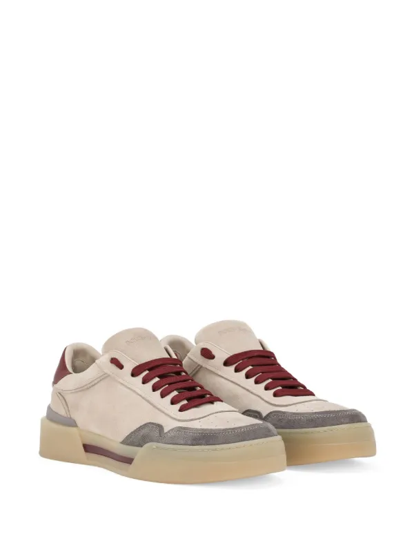 【DOLCE&GABBANA】NEW ROMA ゴートスキン スニーカー メンズ Dolce & Gabbana New Roma パネル スニーカー | ニュートラル