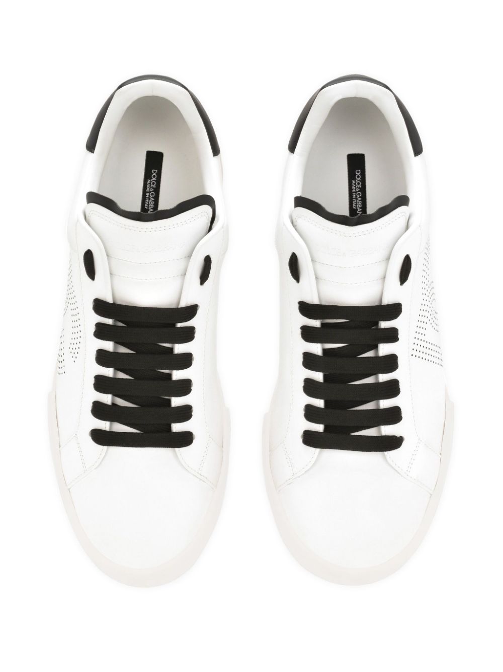 Shop Dolce & Gabbana Portofino Sneakers In White