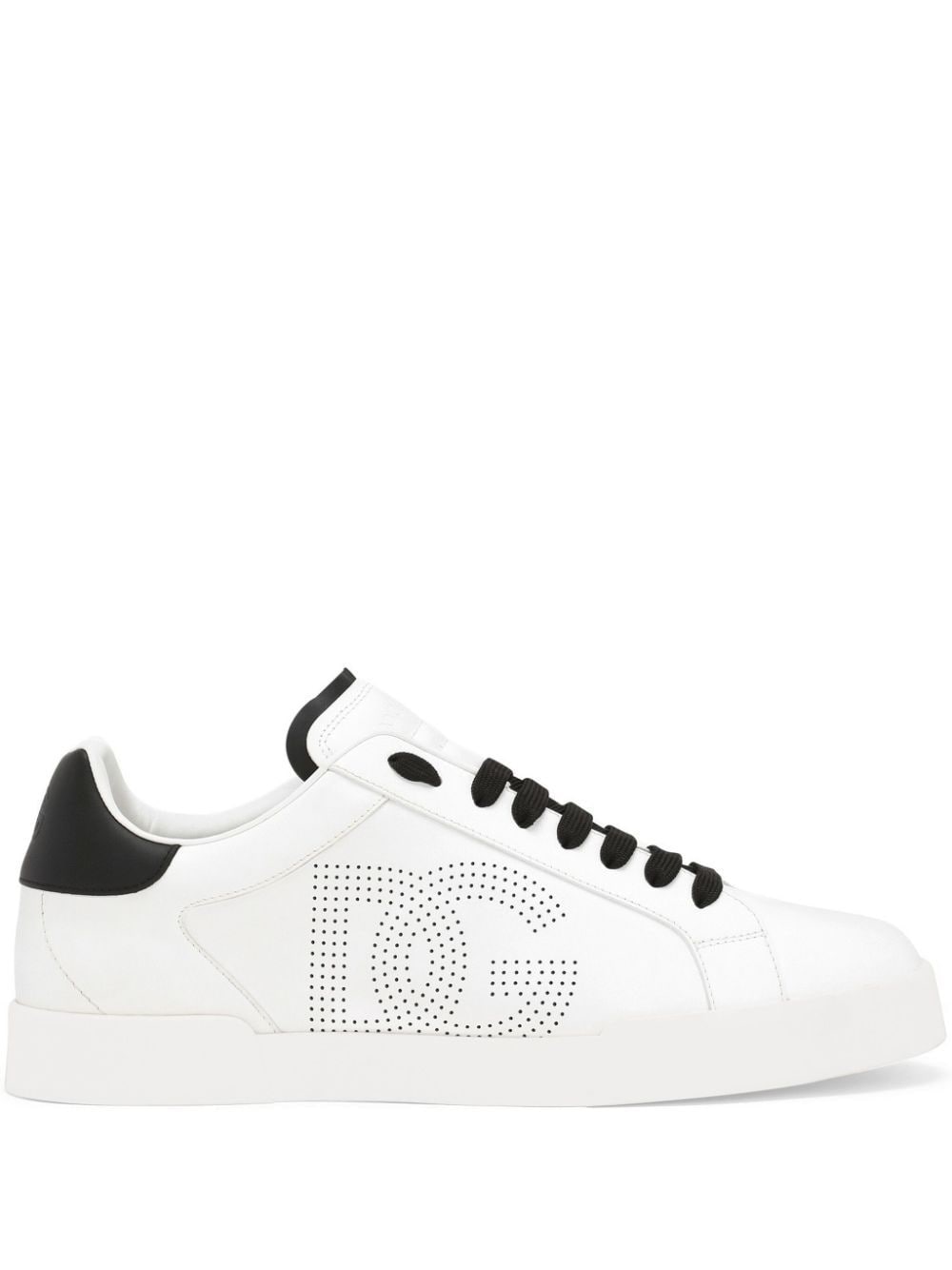 Shop Dolce & Gabbana Portofino Sneakers In White