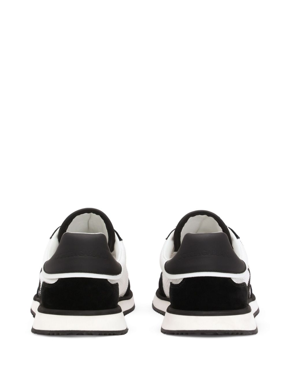 Shop Dolce & Gabbana Dg Cushion Mixed-material Sneakers In Weiss