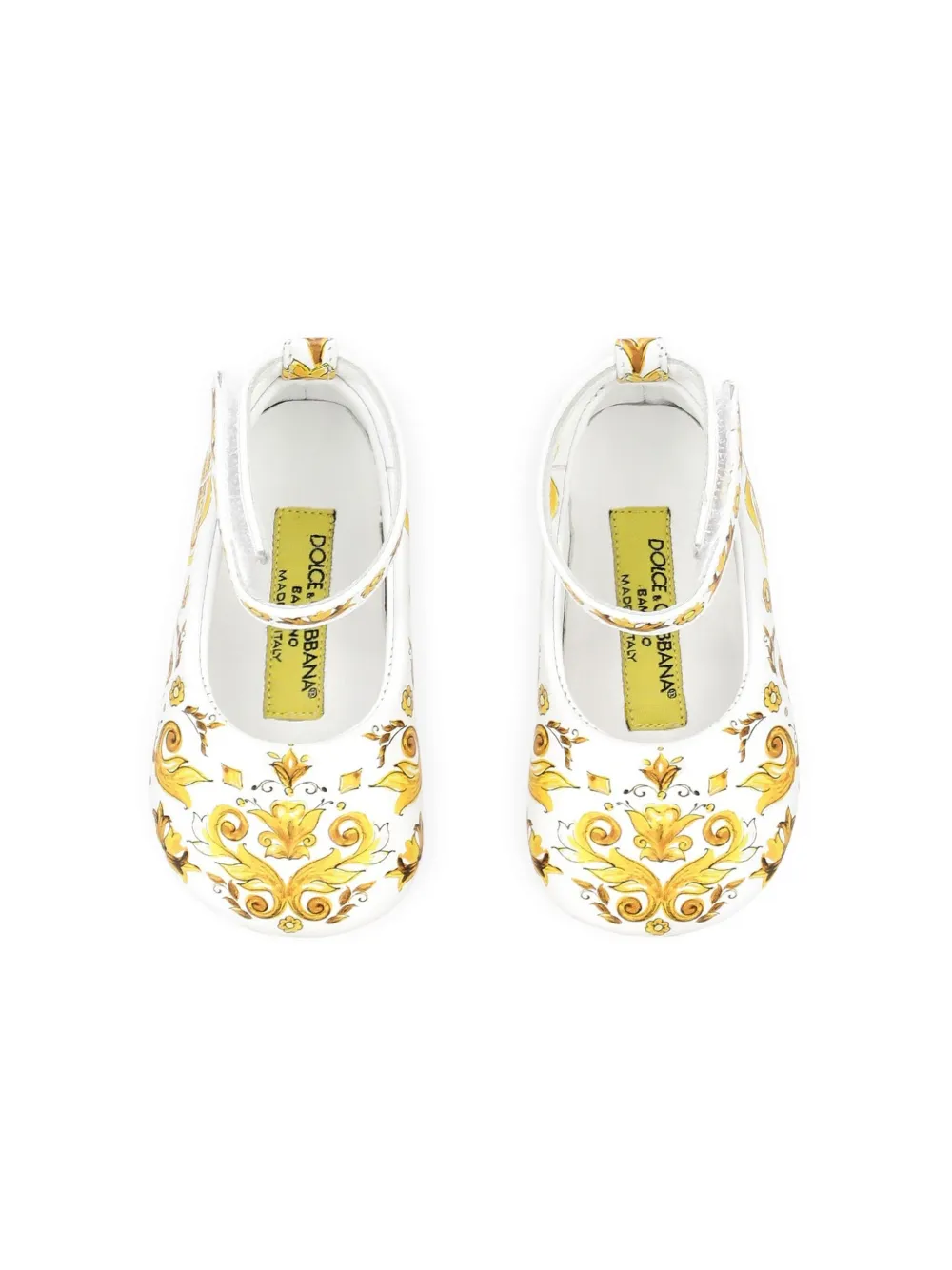 Dolce & Gabbana Kids Ballerine Majolica | Scarpe neonata | Image 4
