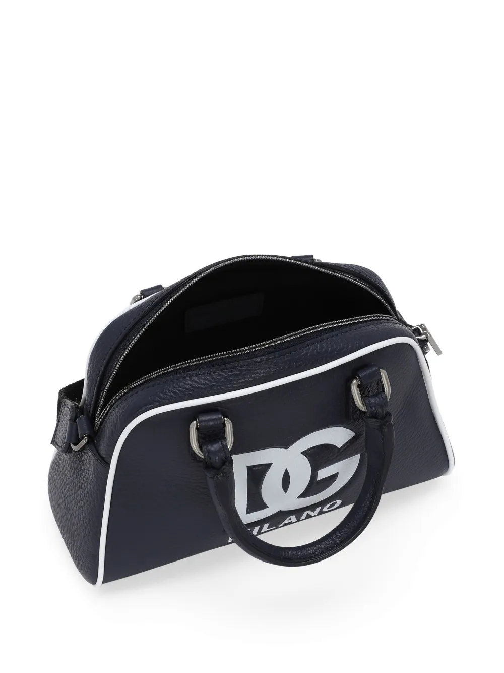 Dolce & Gabbana Kids DG leren schoudertas Blauw