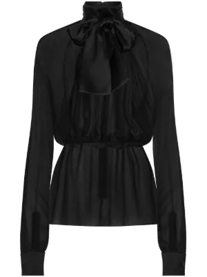 DOLCE&GABBANA（シルク ・ シャツ/ブラウス(長袖/七分)）の
