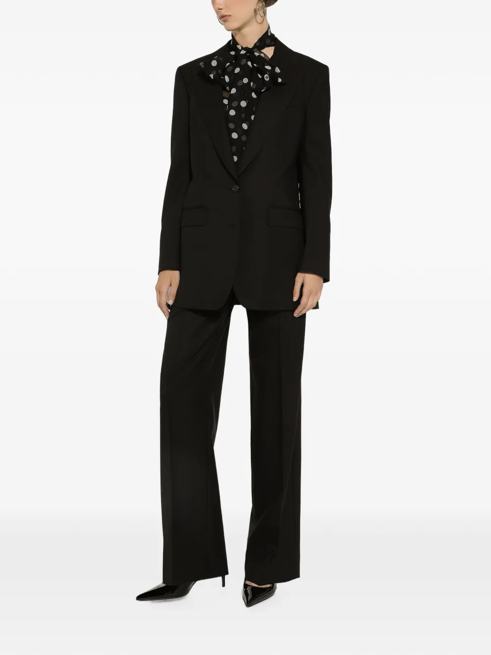 Dolce & Gabbana Flared broek Zwart