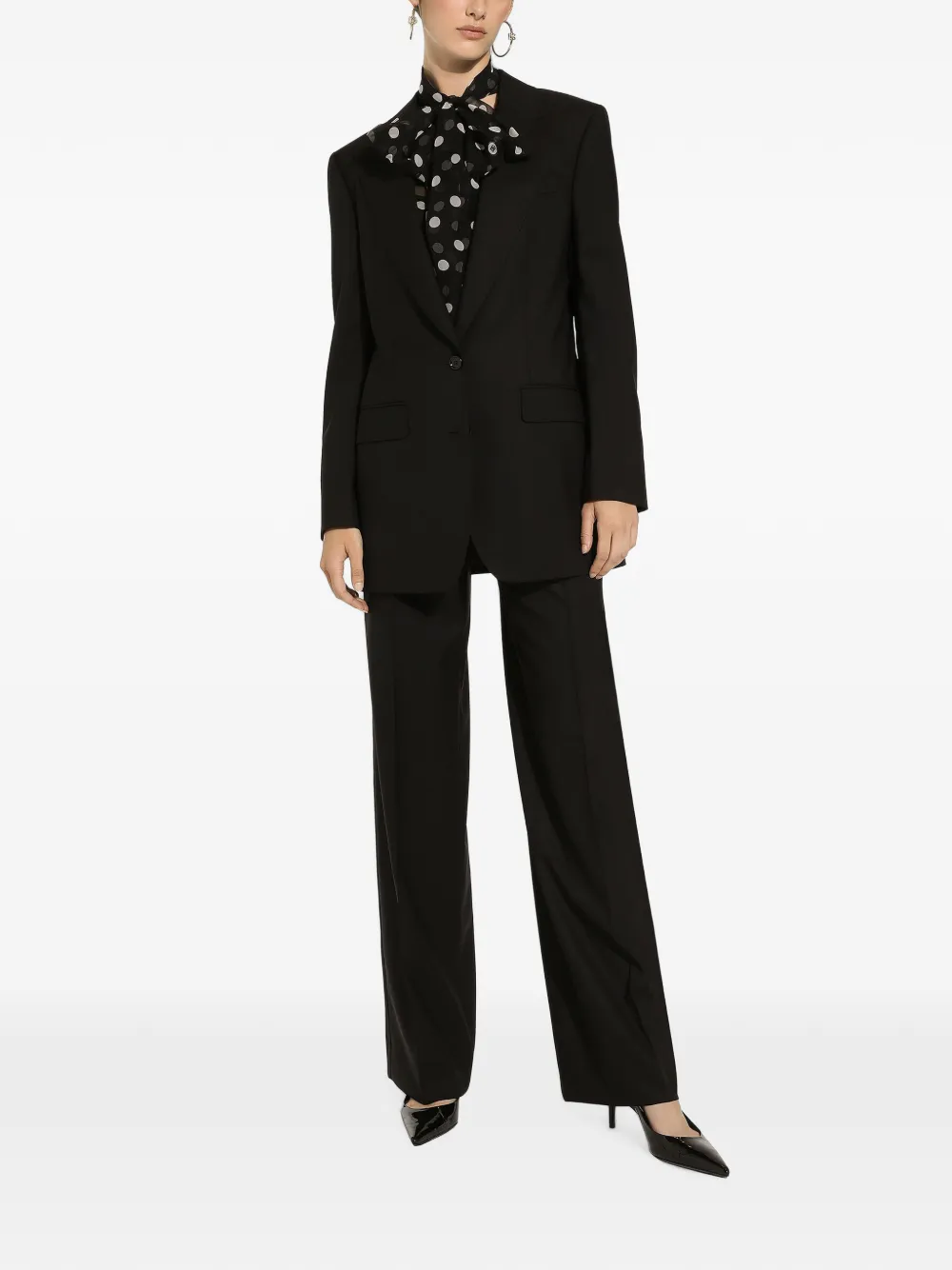 Dolce & Gabbana Flared broek Zwart