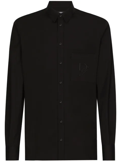 Dolce & Gabbana DG-embroidered shirt