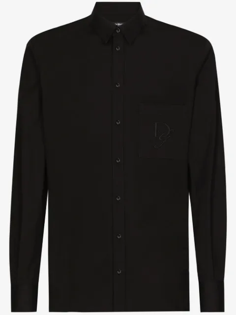 Dolce & Gabbana DG-embroidered shirt
