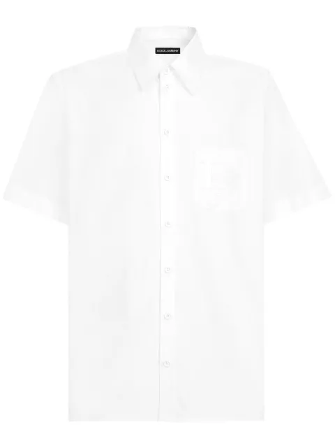 Dolce & Gabbana camisa con logo bordado