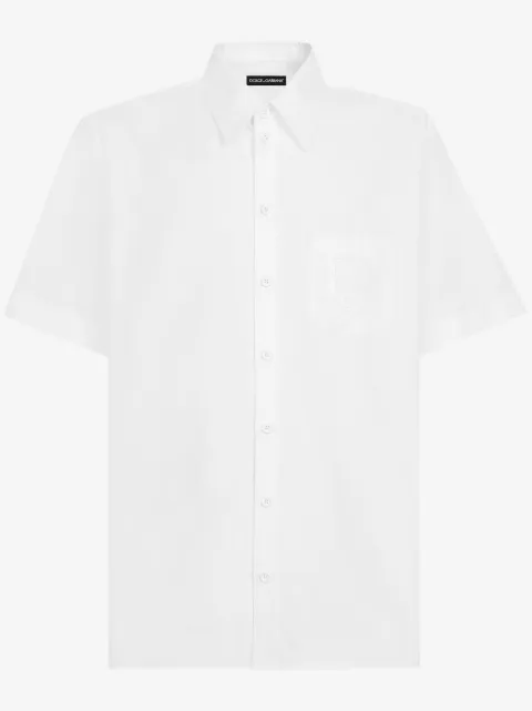 Dolce & Gabbana logo-embroidered shirt