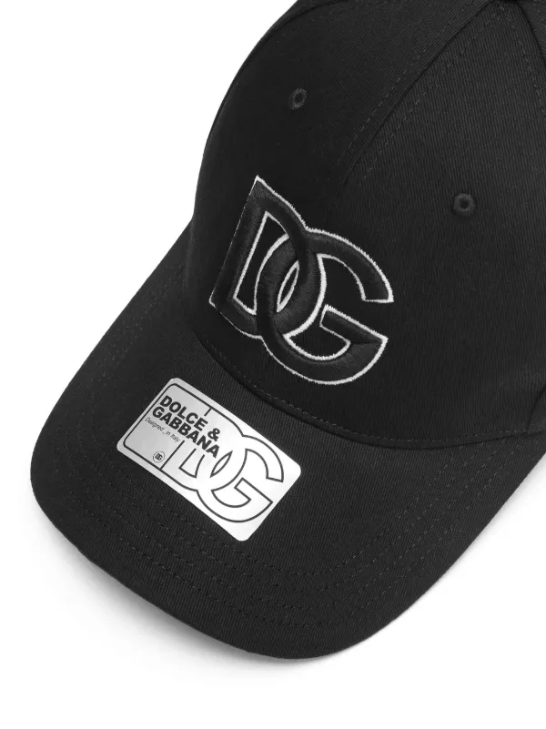 Dolce & Gabbana logo-embroidered Baseball Cap | Black | FARFETCH