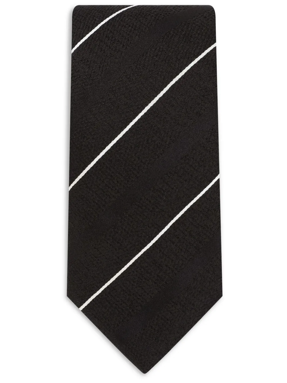 Dolce & Gabbana striped silk tie | Black | Image 1