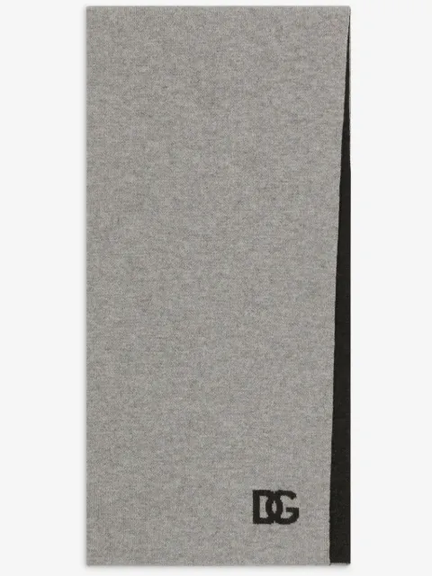 Dolce & Gabbana Intarsien-Schal mit Logo