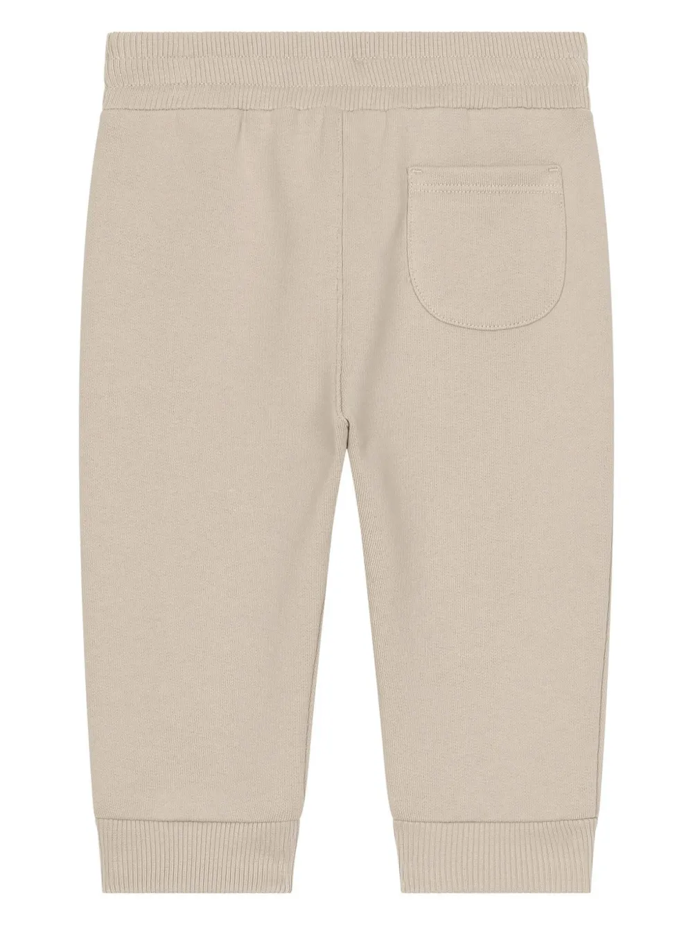 Dolce & Gabbana Logo-print Cotton Track Pants In Neutrals