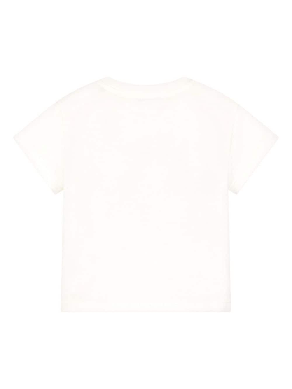 Shop Dolce & Gabbana Logo-print T-shirt In White