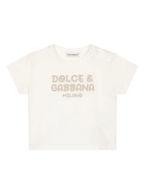 Dolce & Gabbana Kids logo-print cotton T-shirt
