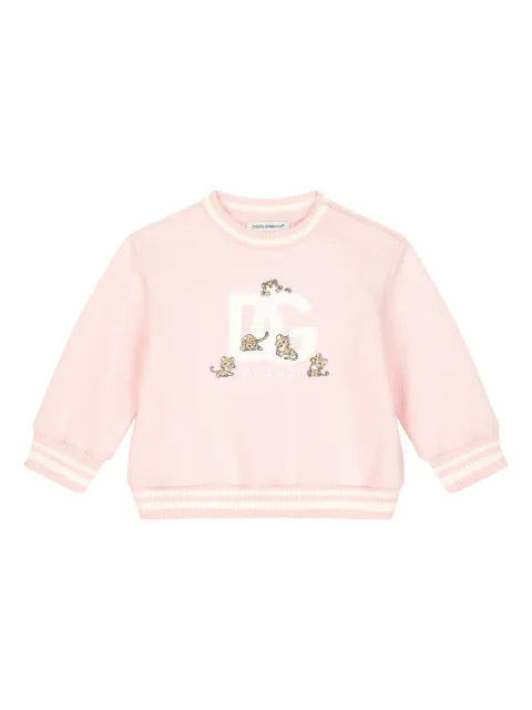 Dolce & Gabbana Kids DG logo-print sweatshirt