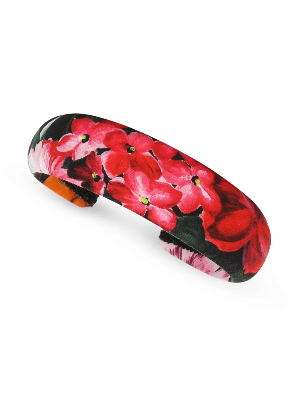 Dolce & Gabbana Kids Haarband met bloemenprint Zwart