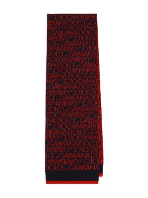 Écharpe Enfant Dolce & Gabbana D&G - Laine Mélangée, Motif Fleuri, Noir, Neuve Avec étiquettes !