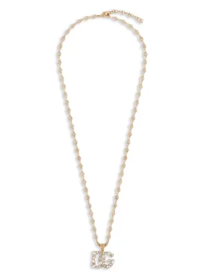【送料&関税込】Dolce & Gabbana Semi-rigid Necklace With KIM DOLCE&GABBANA Semi-rigid “D&G” multi-chain choker in