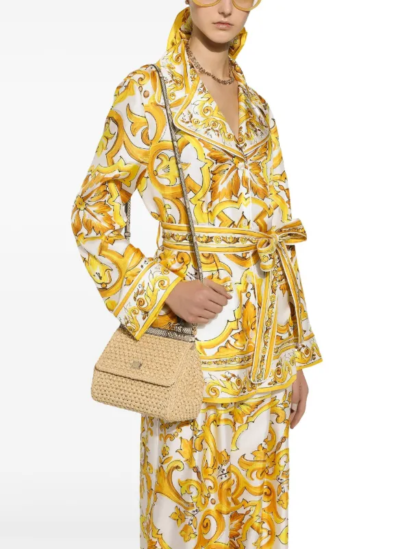 ◆完売前に◆【Dolce&Gabbana】SICILY ショルダーバッグ DOLCE-GABBANA-Snake-Leather-