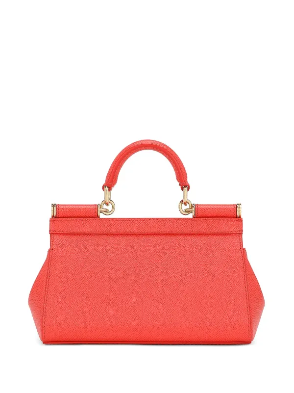 Dolce & Gabbana Small Sicily Tote Bag | Orange | FARFETCH