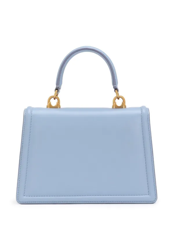 Dolce Gabbana Small Devotion Tote Bag Blue FARFETCH AU