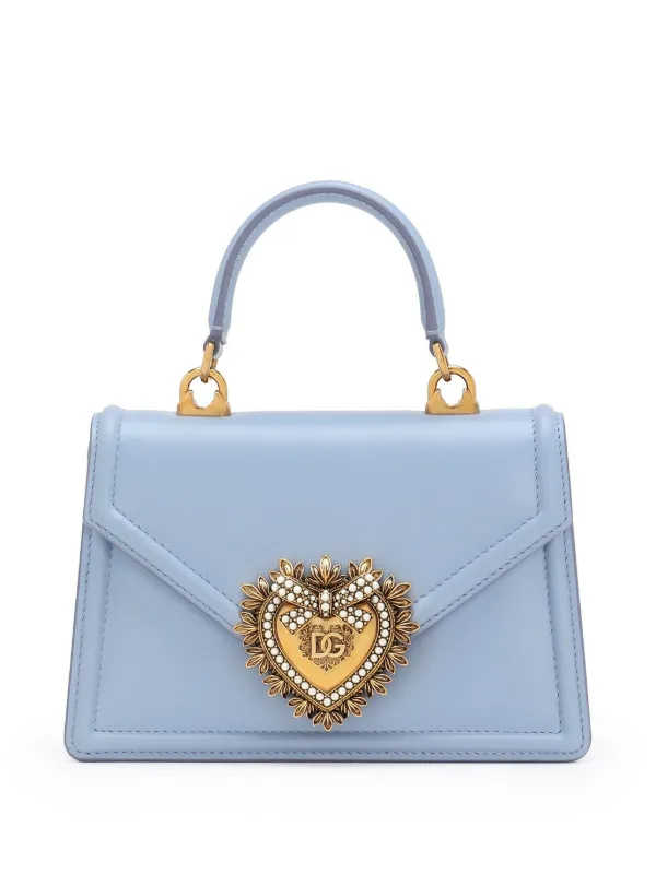 Dolce & Gabbana Devotion ハンドバッグ S | ブルー | FARFETCH JP