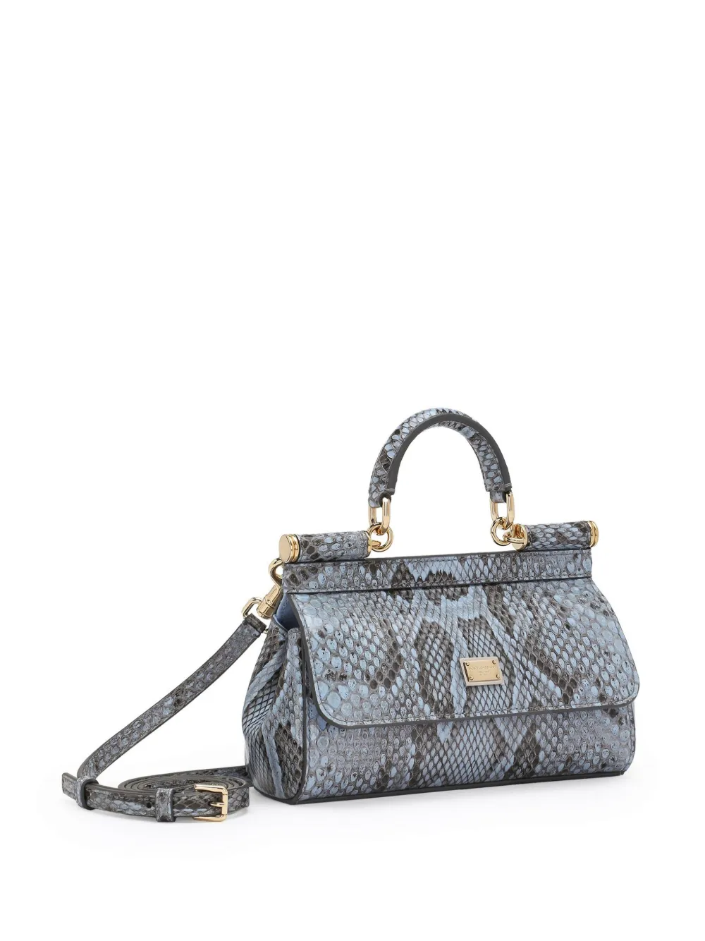 Dolce & Gabbana Sicily leren shopper Blauw