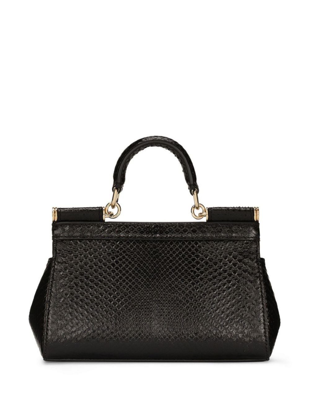 Dolce & Gabbana small Sicily leather handbag - Zwart