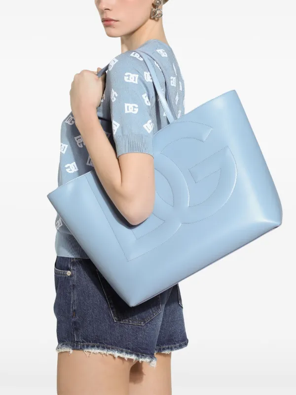Dolce & Gabbana DGロゴ ハンドバッグ M | ブルー | FARFETCH JP
