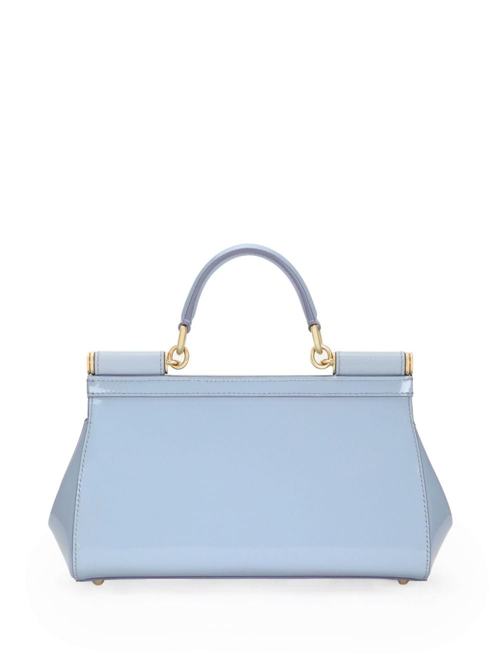 Shop Dolce & Gabbana Elongated Sicily Cross Body Bag In Blue