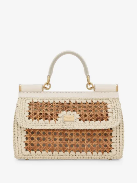 Dolce & Gabbana Sicily cotton-blend bag