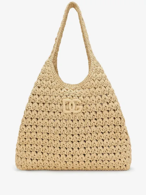 Dolce & Gabbana 3.5 raffia tote bag