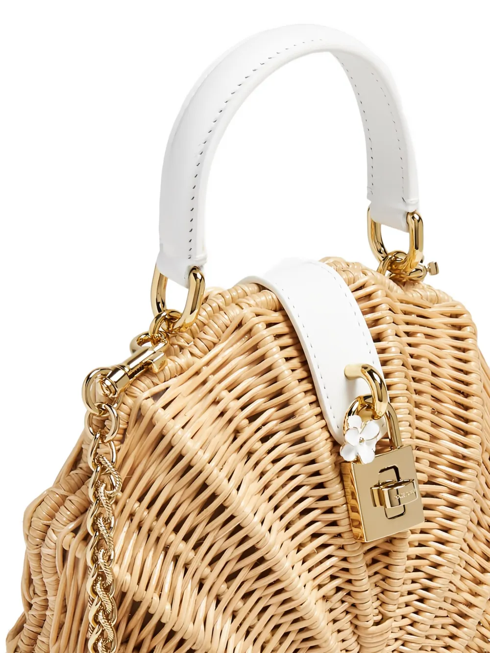 Dolce & Gabbana Dolce Box schoudertas Beige